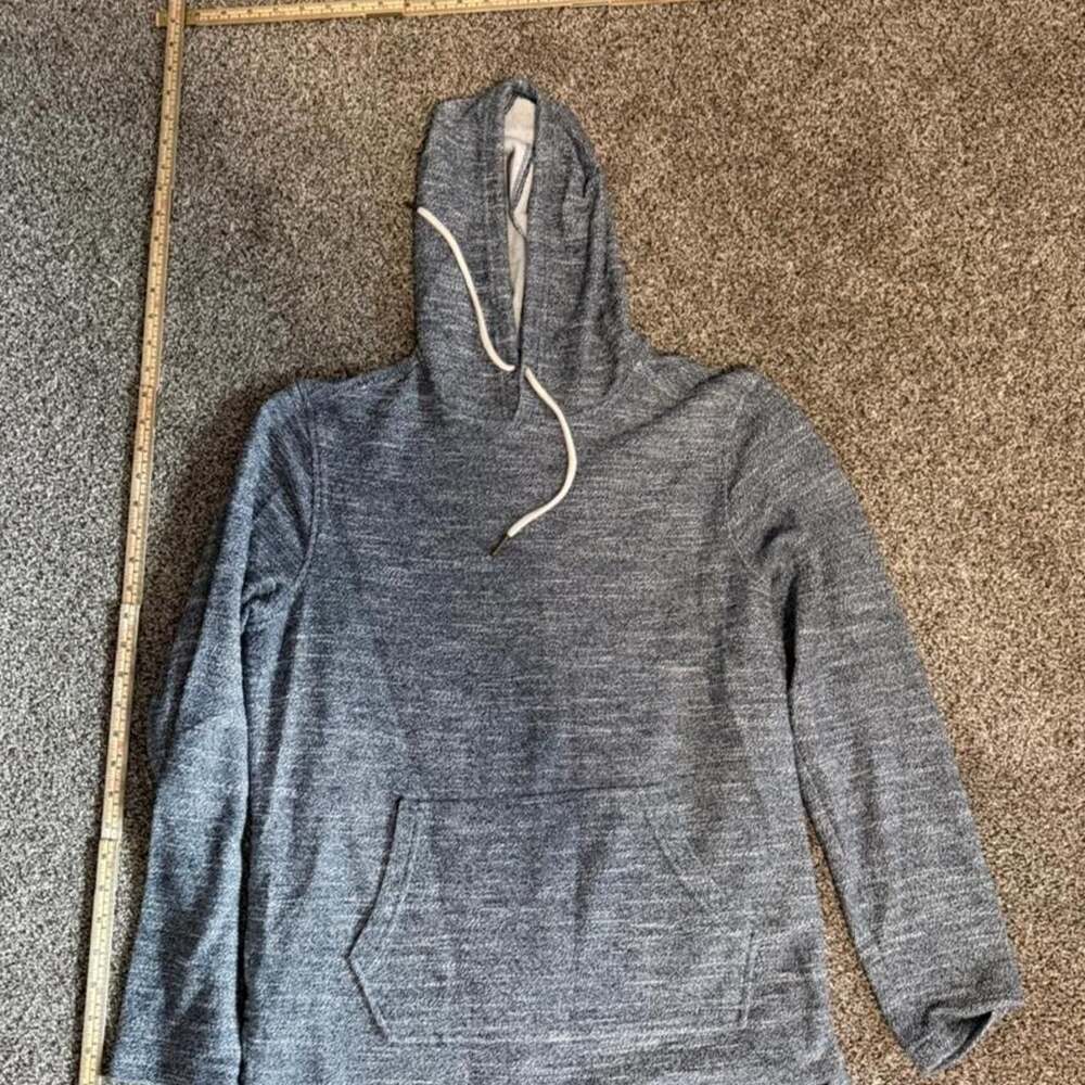 Even Tide Gray Heathered Hoodie Sweatshirt